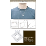 メンズネックレス スクエア 四角 | アクセサリーショップPIENA | 詳細画像3 