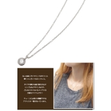 レディースネックレス 一粒のダイヤモンドペンダント 小判チェーン | アクセサリーショップPIENA | 詳細画像2