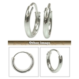 シルバー925フープピアス 10mm リングピアス | アクセサリーショップPIENA | 詳細画像2 