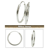 シルバー925フープピアス 18mm リングピアス | アクセサリーショップPIENA | 詳細画像2 