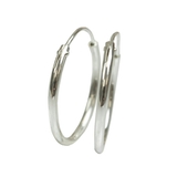 シルバー925フープピアス 18mm リングピアス | アクセサリーショップPIENA | 詳細画像1 