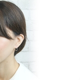 シルバー925フープピアス 18mm リングピアス | アクセサリーショップPIENA | 詳細画像7 