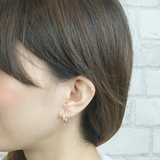 シルバー925フープピアス 18mm リングピアス | アクセサリーショップPIENA | 詳細画像8 