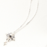 メンズネックレス  シルバーアクセサリー シルバー925 悪魔の羽 クロス | アクセサリーショップPIENA | 詳細画像1 