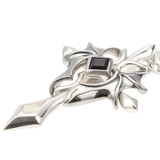 メンズネックレス  シルバーアクセサリー シルバー925 悪魔の羽 クロス | アクセサリーショップPIENA | 詳細画像5 