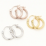 フープピアス パイプスナップピアス ステンレス | アクセサリーショップPIENA | 詳細画像1 