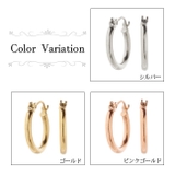 フープピアス パイプスナップピアス ステンレス | アクセサリーショップPIENA | 詳細画像3 