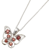 シルバー925製バタフライネックレス ペンダント パワーストーン天然石 | アクセサリーショップPIENA | 詳細画像4 