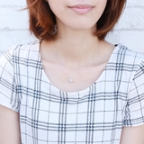 フラワーモチーフが美しい天然石ネックレス シルバー925製 キュービックジルコニ… | アクセサリーショップPIENA | 詳細画像9 
