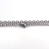 サージカルステンレスのネックレスチェーン 低アレルギーで安心 50cm55cm6… | アクセサリーショップPIENA | 詳細画像1 