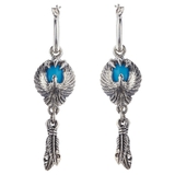 フープピアス メンズピアス ターコイズ | アクセサリーショップPIENA | 詳細画像4 