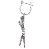 フープピアス メンズピアス ターコイズ | アクセサリーショップPIENA | 詳細画像5 