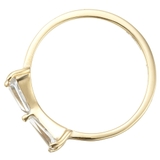 サージカルステンレス製 リボン型にカットしたジルコニアがキュートなリング サイズ… | アクセサリーショップPIENA | 詳細画像6