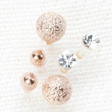 スタッドピアスセット 樹脂ポスト ノンアレルギー | アクセサリーショップPIENA | 詳細画像1