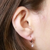 フープピアス スタッドピアスセット キュービックジルコニア | アクセサリーショップPIENA | 詳細画像9 