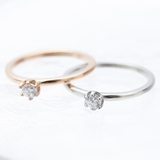 細身プチリング シンプルシュガーリング 水滴がはねたような台座がキュート | アクセサリーショップPIENA | 詳細画像1 