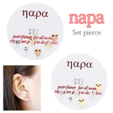 ハート 星 ラインストーン3セットのお買い得ピアス | アクセサリーショップPIENA | 詳細画像1 