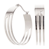 レディース フープピアス 3本線 | アクセサリーショップPIENA | 詳細画像4