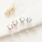 レディース ノンホールピアス 樹脂ポスト | アクセサリーショップPIENA | 詳細画像1 