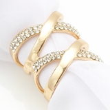 レディース スカーフリング クロスダブルリング | アクセサリーショップPIENA | 詳細画像1 