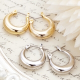 フープピアス 金属アレルギー対応 チタンポスト | アクセサリーショップPIENA | 詳細画像1