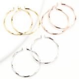 フープピアス リングピアス ポリプロピレン製ポスト | アクセサリーショップPIENA | 詳細画像1