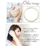 レール留めフルエタニティリング キュービックジルコニア ニッケルフリー | アクセサリーショップPIENA | 詳細画像3