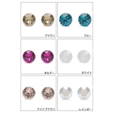直径3mm ノンアレルギーポスト シンプルな一粒ラインストーンのスタッドピアス | アクセサリーショップPIENA | 詳細画像3