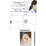 直径4mm ノンアレルギーポスト シンプルな一粒ラインストーンのスタッドピアス | アクセサリーショップPIENA | 詳細画像4
