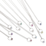 指輪モチーフの11月誕生石ネックレス ブルートパーズ 天然石 | アクセサリーショップPIENA | 詳細画像7