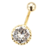 メタルとストーンが輝くシンプルボディピアス サージカルステンレス316L製 低金… | アクセサリーショップPIENA | 詳細画像5 