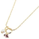 誕生石カラーストーンのベビーリングネックレス 日本製 ニッケルフリー | アクセサリーショップPIENA | 詳細画像6 