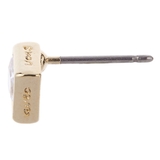 キュービックジルコニアスクエアピアス チタン製ポスト ニッケルフリー | アクセサリーショップPIENA | 詳細画像6 