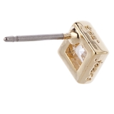 キュービックジルコニアスクエアピアス チタン製ポスト ニッケルフリー | アクセサリーショップPIENA | 詳細画像7 