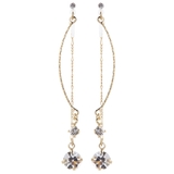 イヤリング レディース 大粒ストーンのバックモチーフチャーム | アクセサリーショップPIENA | 詳細画像4 