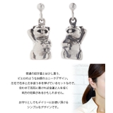 ユニークフェイスの招き猫ピアス シルバー925製 ネコ | アクセサリーショップPIENA | 詳細画像2