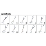 キラキライニシャルストラップ シルバーメタル クリアストーン | アクセサリーショップPIENA | 詳細画像2 