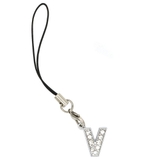 キラキラのミニイニシャル携帯ストラップ アルファベット ローマ字 | アクセサリーショップPIENA | 詳細画像12 