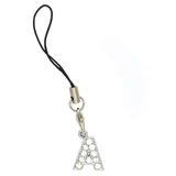 キラキラのミニイニシャル携帯ストラップ アルファベット ローマ字 | アクセサリーショップPIENA | 詳細画像5 