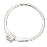 3ミリキュービックジルコニアのウェーブリング シルバー925製 指輪 | アクセサリーショップPIENA | 詳細画像5