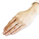 3ミリキュービックジルコニアのウェーブリング シルバー925製 指輪 | アクセサリーショップPIENA | 詳細画像8