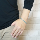 スクエアターコイズシルバー925製ブレスレット マンテル トルコ石 | アクセサリーショップPIENA | 詳細画像7 