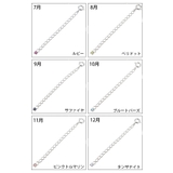 1粒誕生石の5センチアジャスターチェーン 2 5ミリ | アクセサリーショップPIENA | 詳細画像3