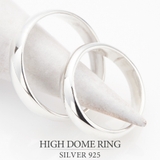 シルバー925製 シンプルラウンドリング 甲丸 | アクセサリーショップPIENA | 詳細画像1