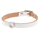 1粒キュービックジルコニアのリングレザーブレスレット シルバー925製 革 | アクセサリーショップPIENA | 詳細画像4