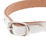 1粒キュービックジルコニアのリングレザーブレスレット シルバー925製 革 | アクセサリーショップPIENA | 詳細画像7