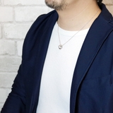 ダブルリングネックレス ブラック シルバー925製 | アクセサリーショップPIENA | 詳細画像10