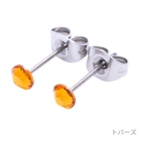 ラインストーンのチタン製スタッドピアス セカンドピアス 金属アレルギーの方も注目 | アクセサリーショップPIENA | 詳細画像17