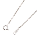 ブルーダイヤモンドが煌めく月と太陽モチーフのペアネックレス シルバー925製 | アクセサリーショップPIENA | 詳細画像9