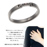 リング メンズ レッドダイアモンド | アクセサリーショップPIENA | 詳細画像2 